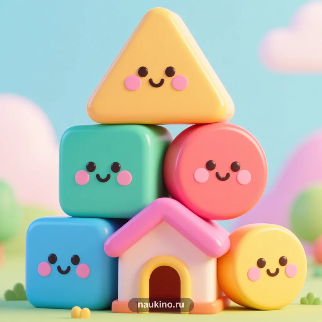 Логотип игры «Фигуры-конструктор»