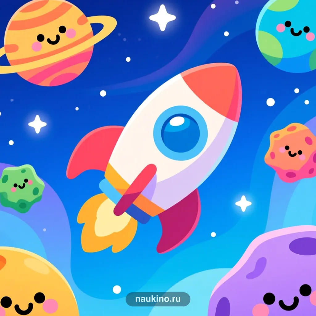 Логотип игры «Космо-Умножение»