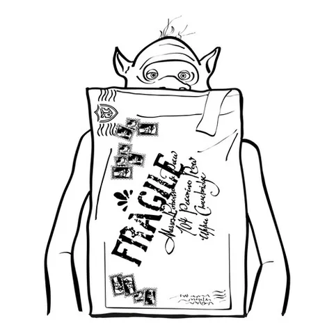 Раскраска «Fragile»