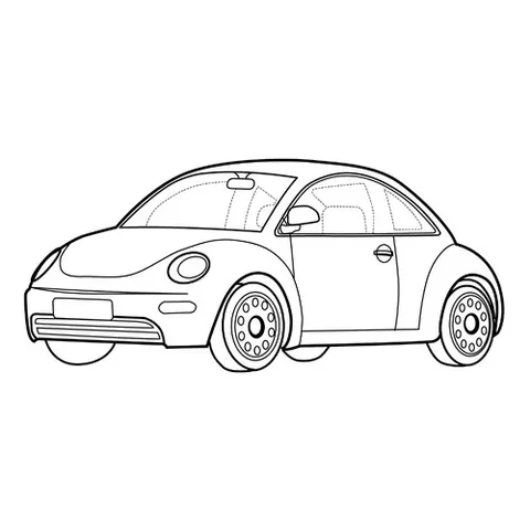 Раскраска «Автомобиль»